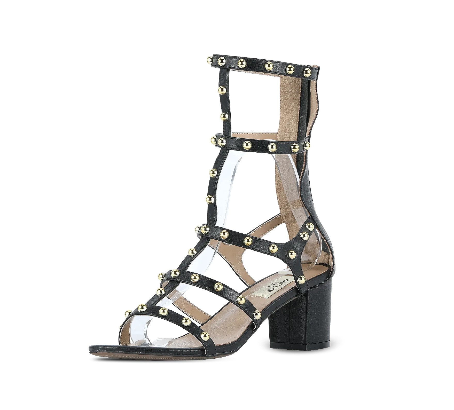 Julia Studded Block Heel Gladiators