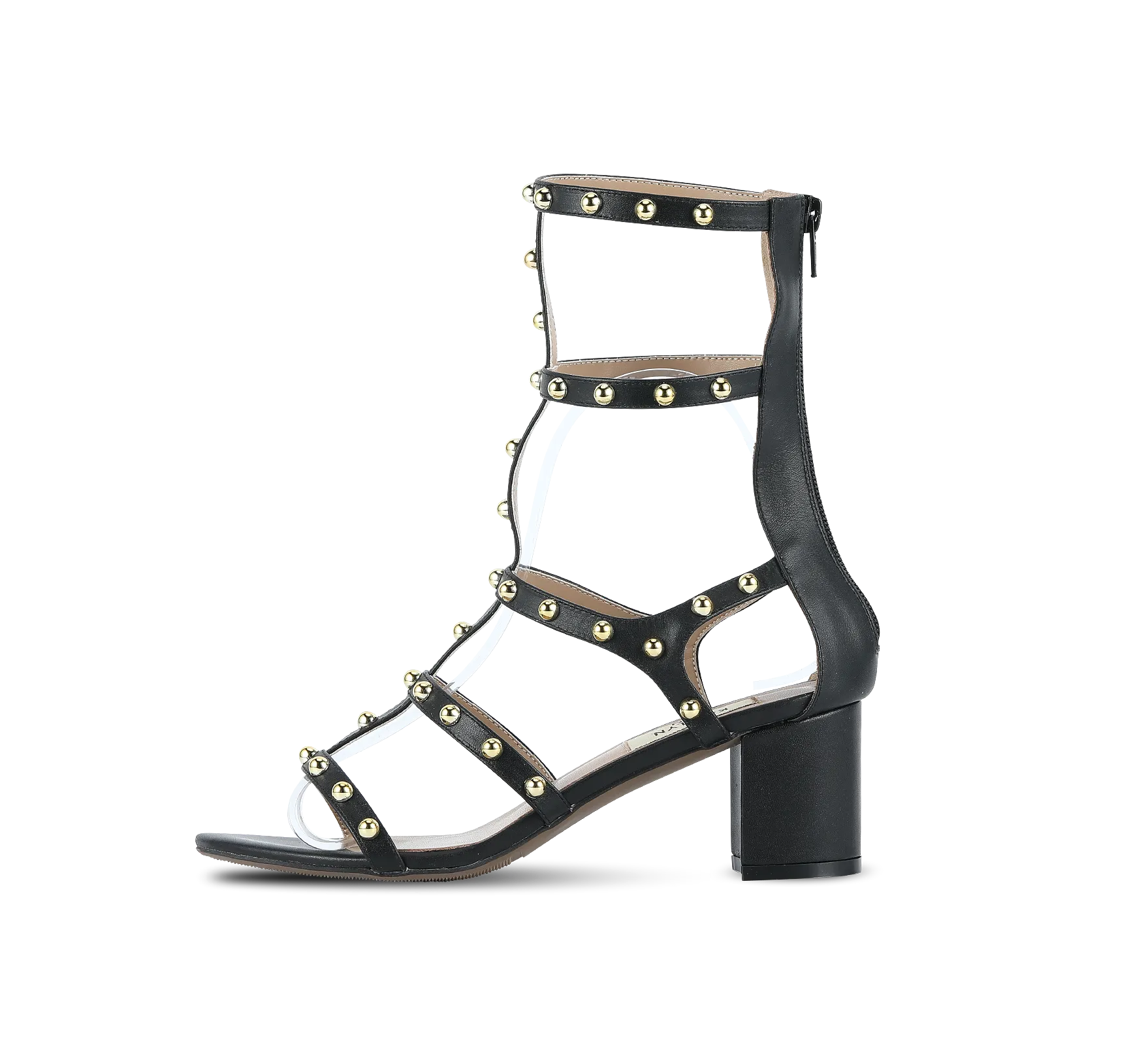 Julia Studded Block Heel Gladiators