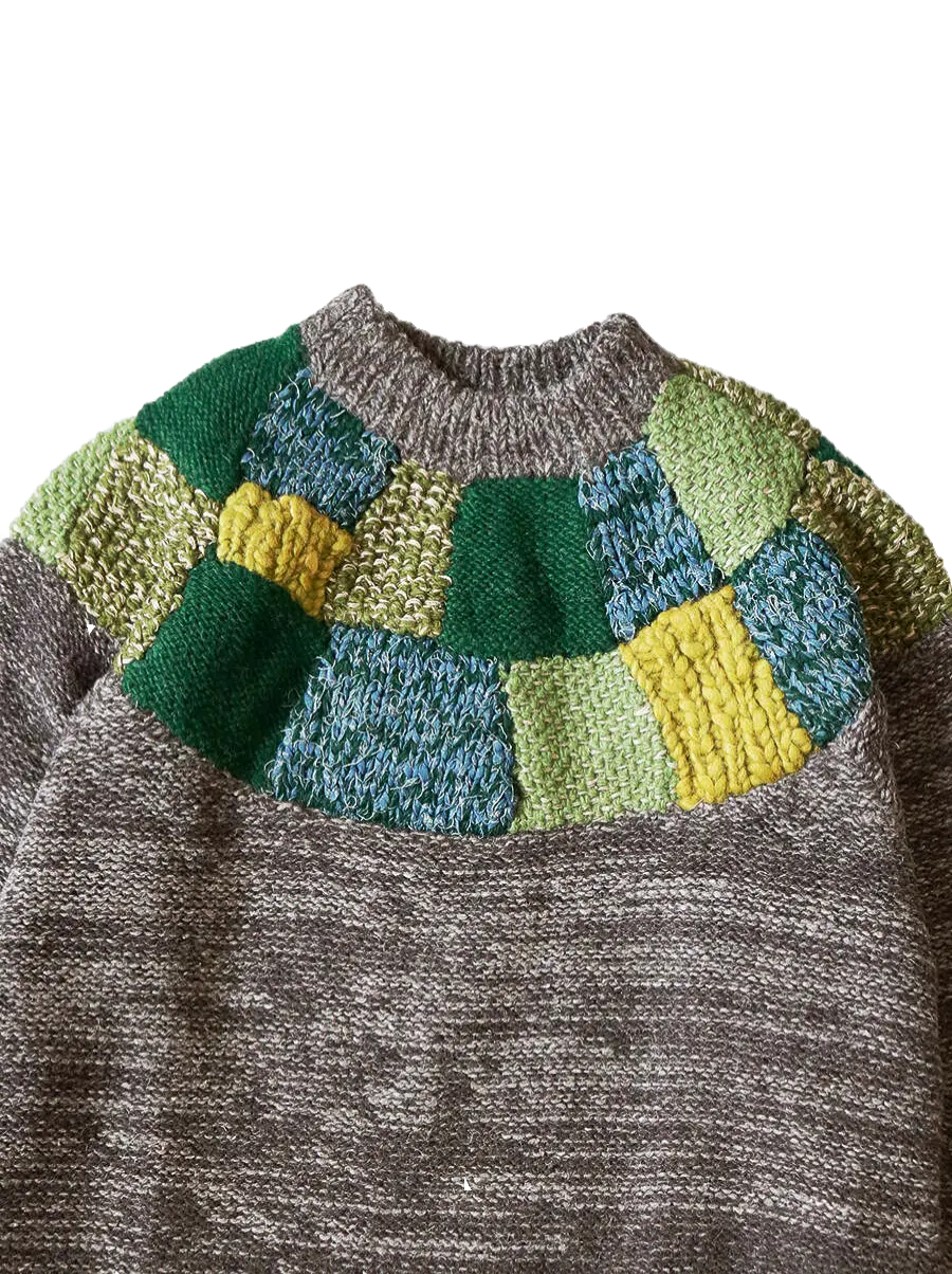 Kapital 3G Wool Hand Knit TUGIHAGI Crew Sweater