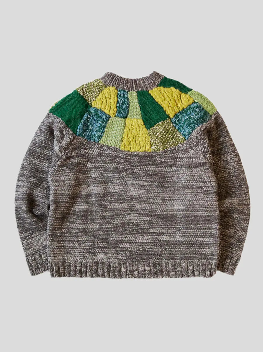 Kapital 3G Wool Hand Knit TUGIHAGI Crew Sweater