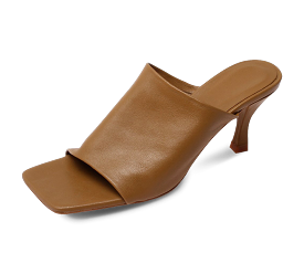 Katie Mid Heel Square Toe Sandals