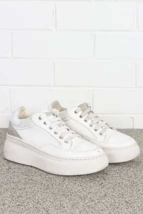 LABUCQ LB Tour Club Leather & Suede Platform Sneakers (38)