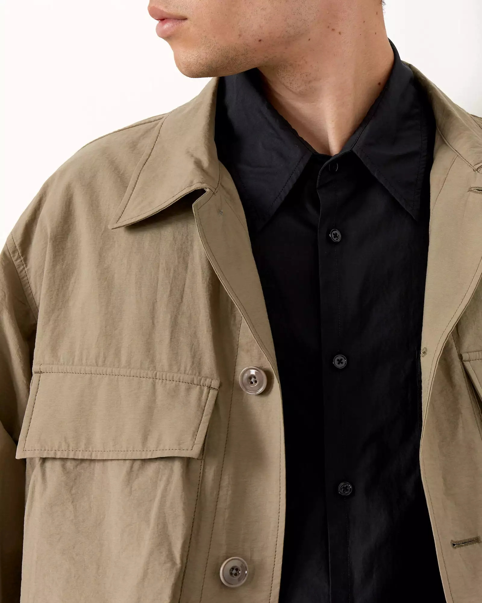 Light Field Jacket in Dusty Khaki