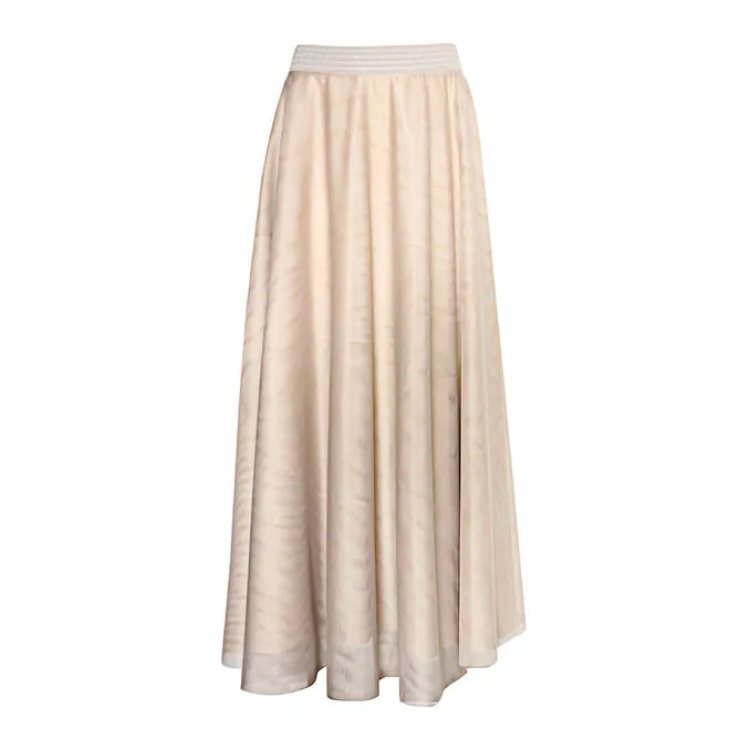 LONG TULLE SKIRT Woman Linen