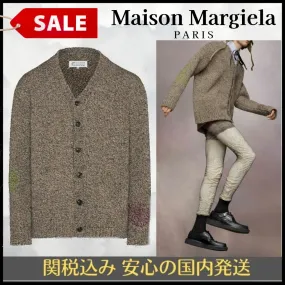 Maison Margiela  |Wool Plain Designers Cardigans