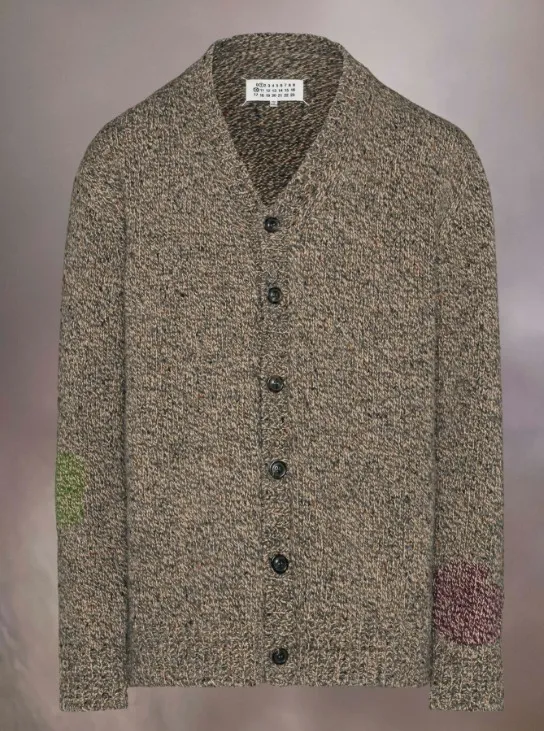 Maison Margiela  |Wool Plain Designers Cardigans