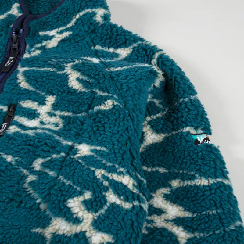 Manastash Fleece Jacket Turquoise