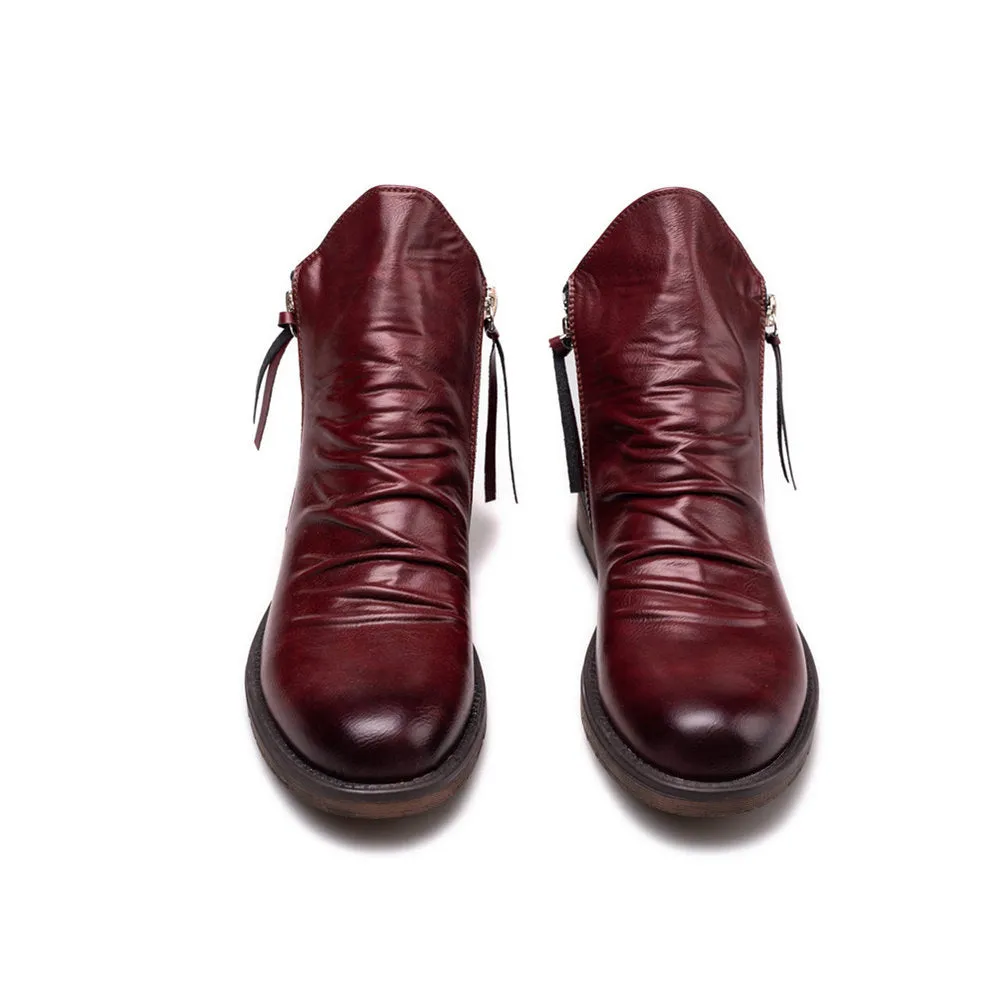 MBluxy Leather Boots