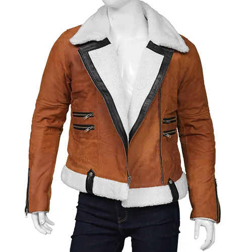 Melinda Monroe Shearling Jacket | Virgin River Brown Jacket