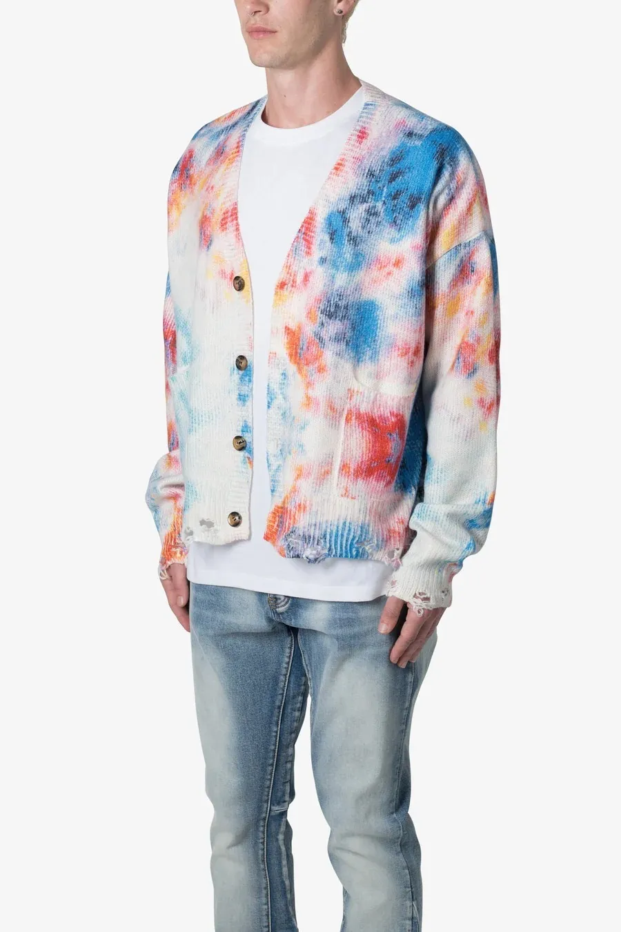 MNML  |Unisex Street Style Tie-dye Cardigans