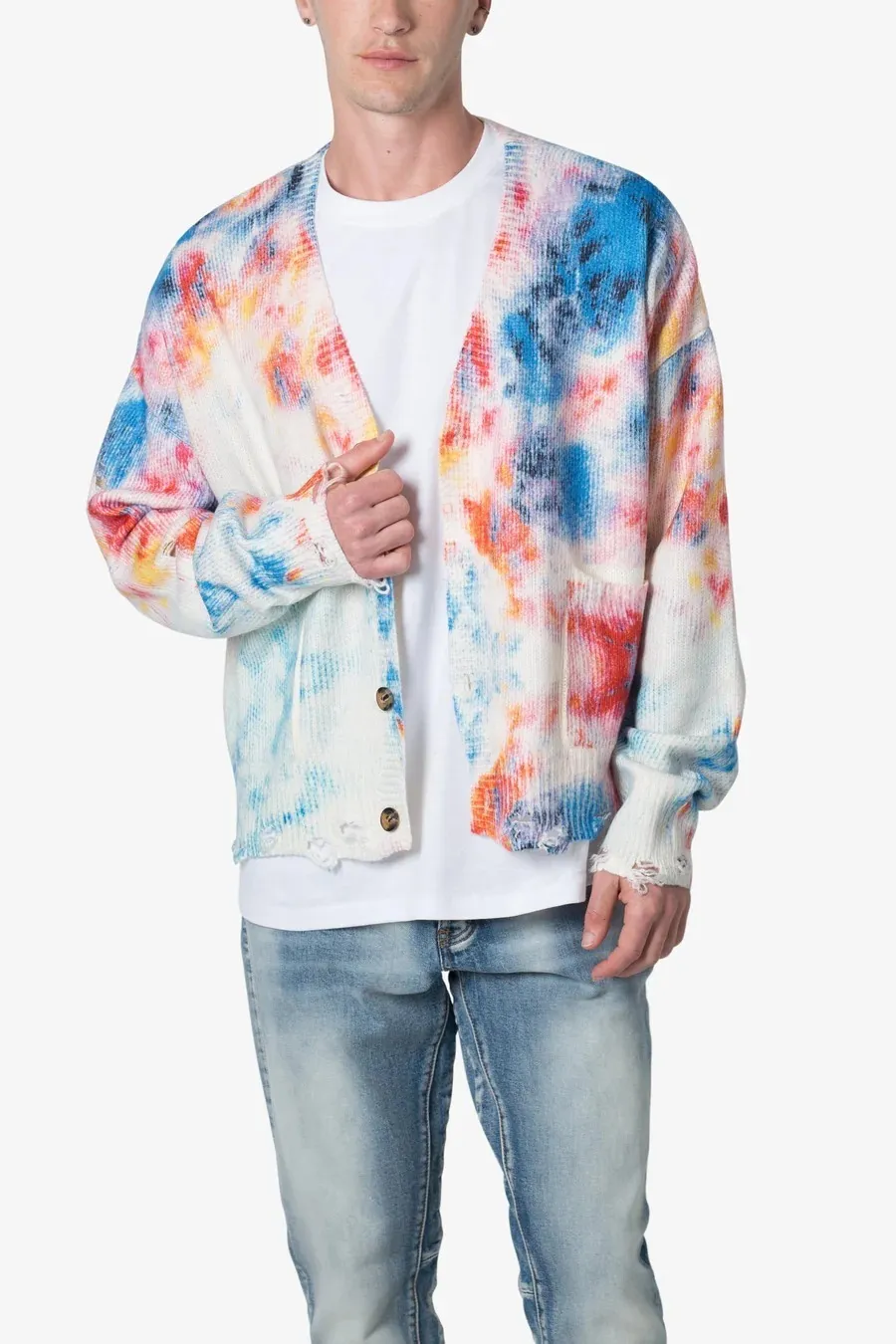 MNML  |Unisex Street Style Tie-dye Cardigans