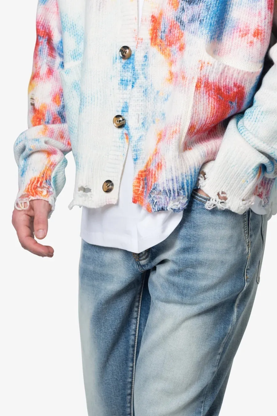 MNML  |Unisex Street Style Tie-dye Cardigans