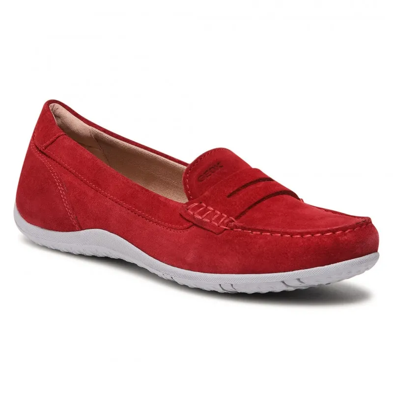 MOCASSINO GEOX DONNA D92DNA/00022/C7017 ROSSO