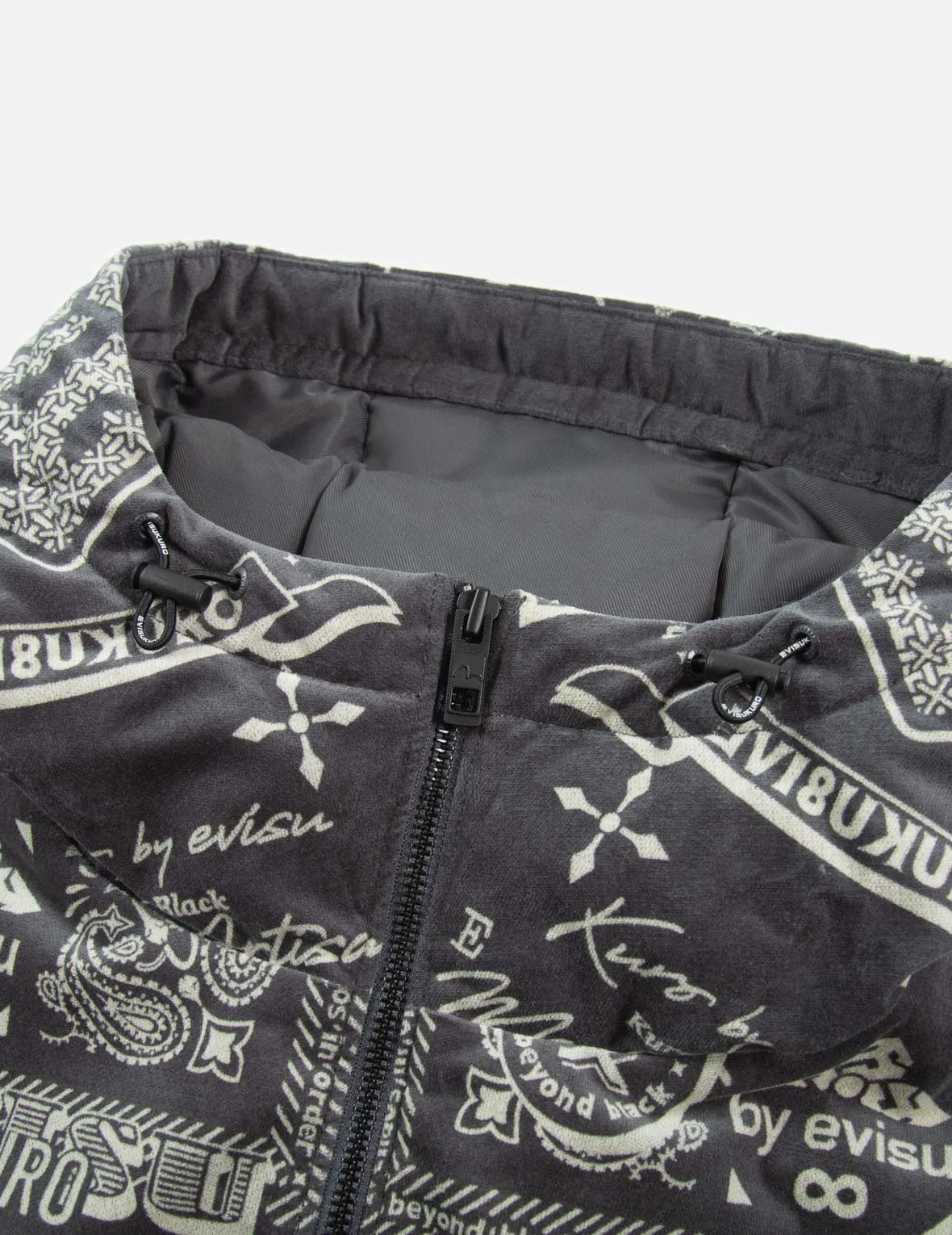 Monogram Paisley and Logo Print Down Jacket