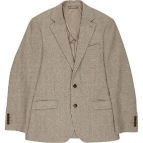 Moss Beige Regular Fit Blazer and Waistcoat