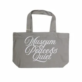 Museum of Peace and Quiet Scribe Tote Bag (Taupe)