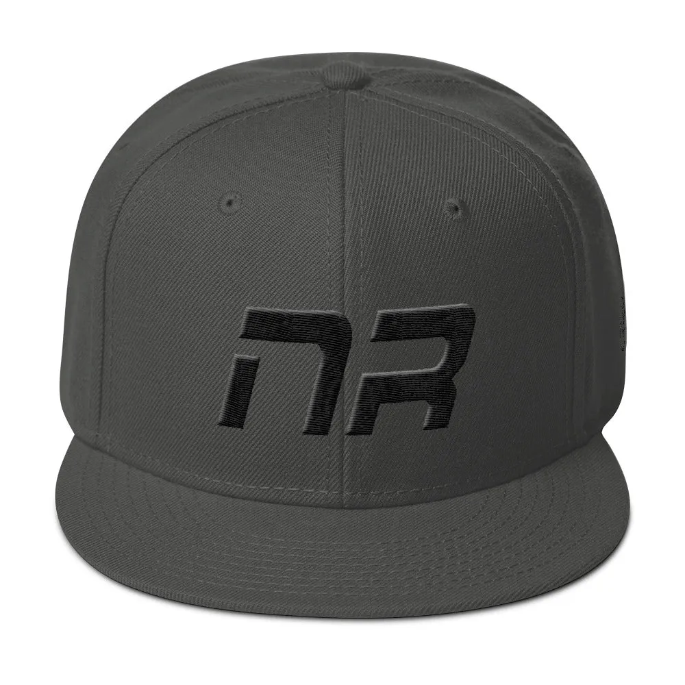 Native Realm - Flat Brim Hat - Black Embroidery - NR - Many Hat Color Options Available