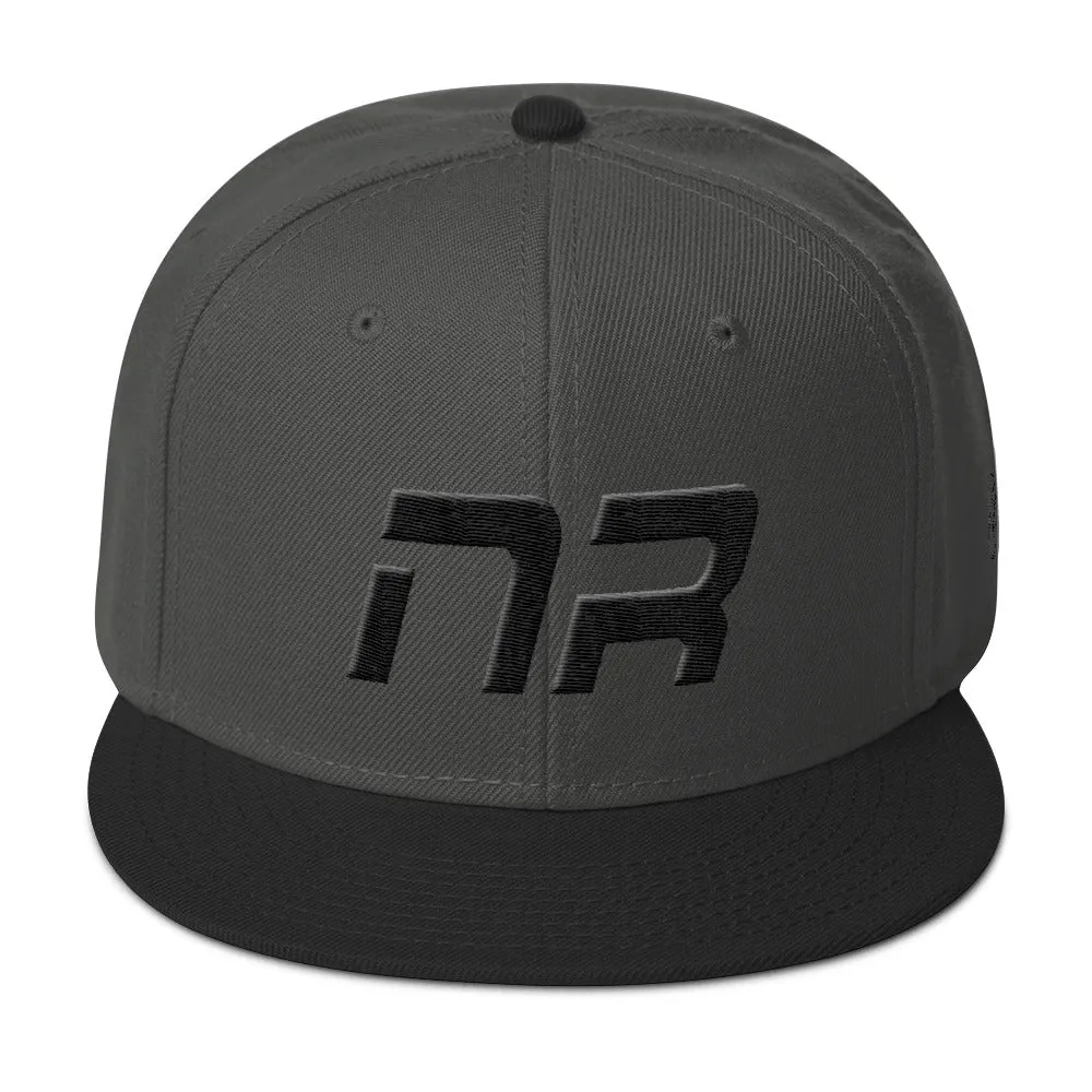 Native Realm - Flat Brim Hat - Black Embroidery - NR - Many Hat Color Options Available