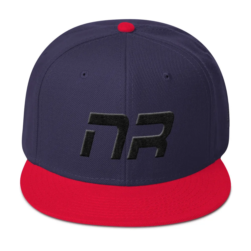 Native Realm - Flat Brim Hat - Black Embroidery - NR - Many Hat Color Options Available