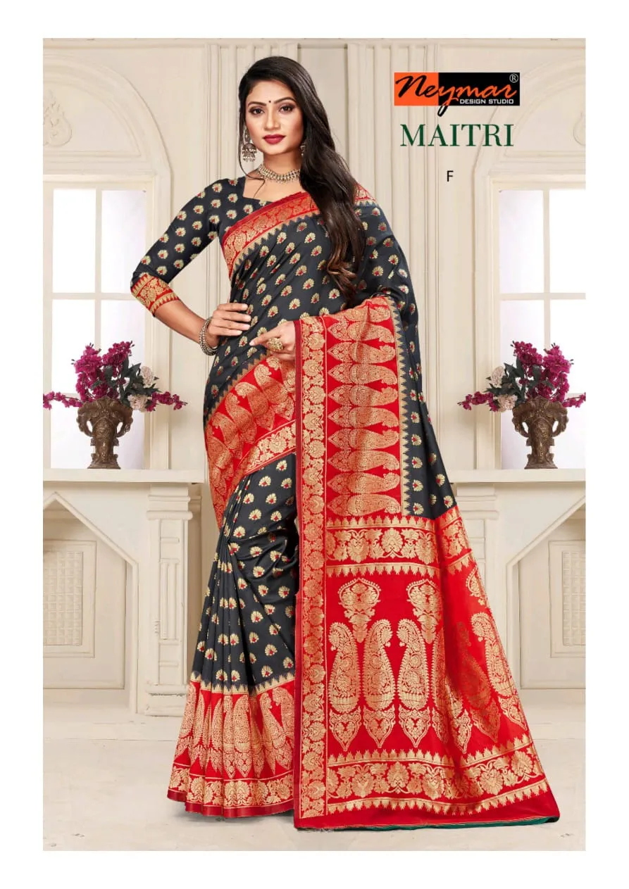 Neymar Designs Studio Presents Maitri Silk Fancy Designer Sarees