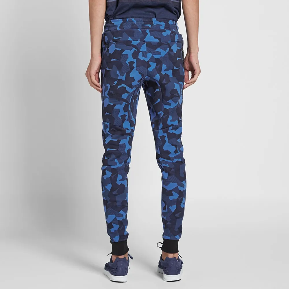 Nike Tech Fleece Camo JoggerGame Royal & Black