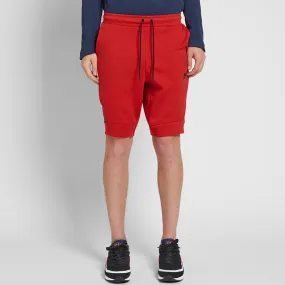 Nike Tech Fleece ShortUniversity Red Heather & Black