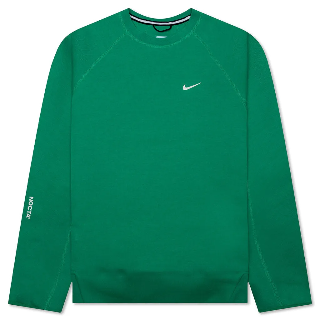 Nike x NOCTA Tech Fleece Crew - Stadium Green/Sail