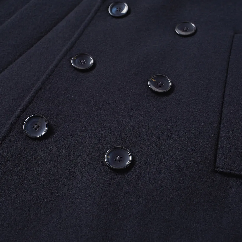 Officine Generale New PeacoatNavy Wool