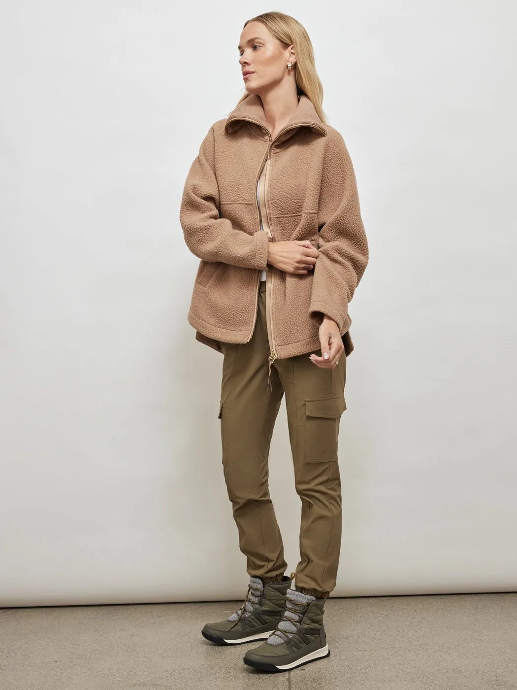 Olivia Fleece Jacket - Chanterelle