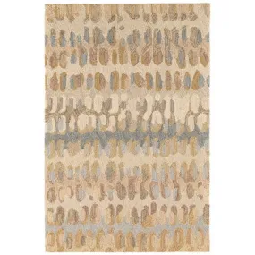 Paint Chip Rug in Natural Size 2'x3'