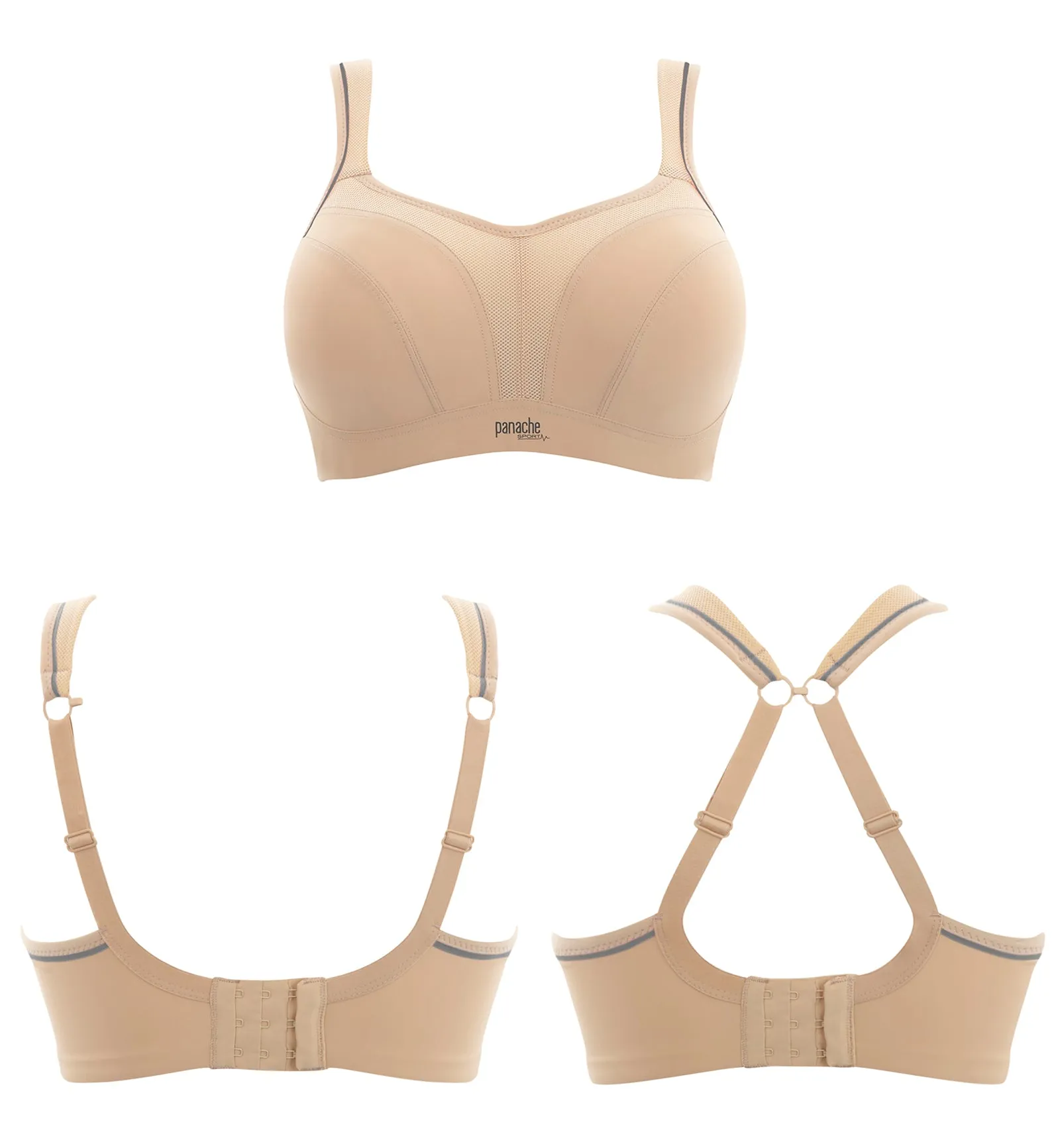 Panache Power Underwire Sports Bra (5021) - Latte