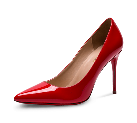 Pointed Toe Red Sole High Heel Pumps