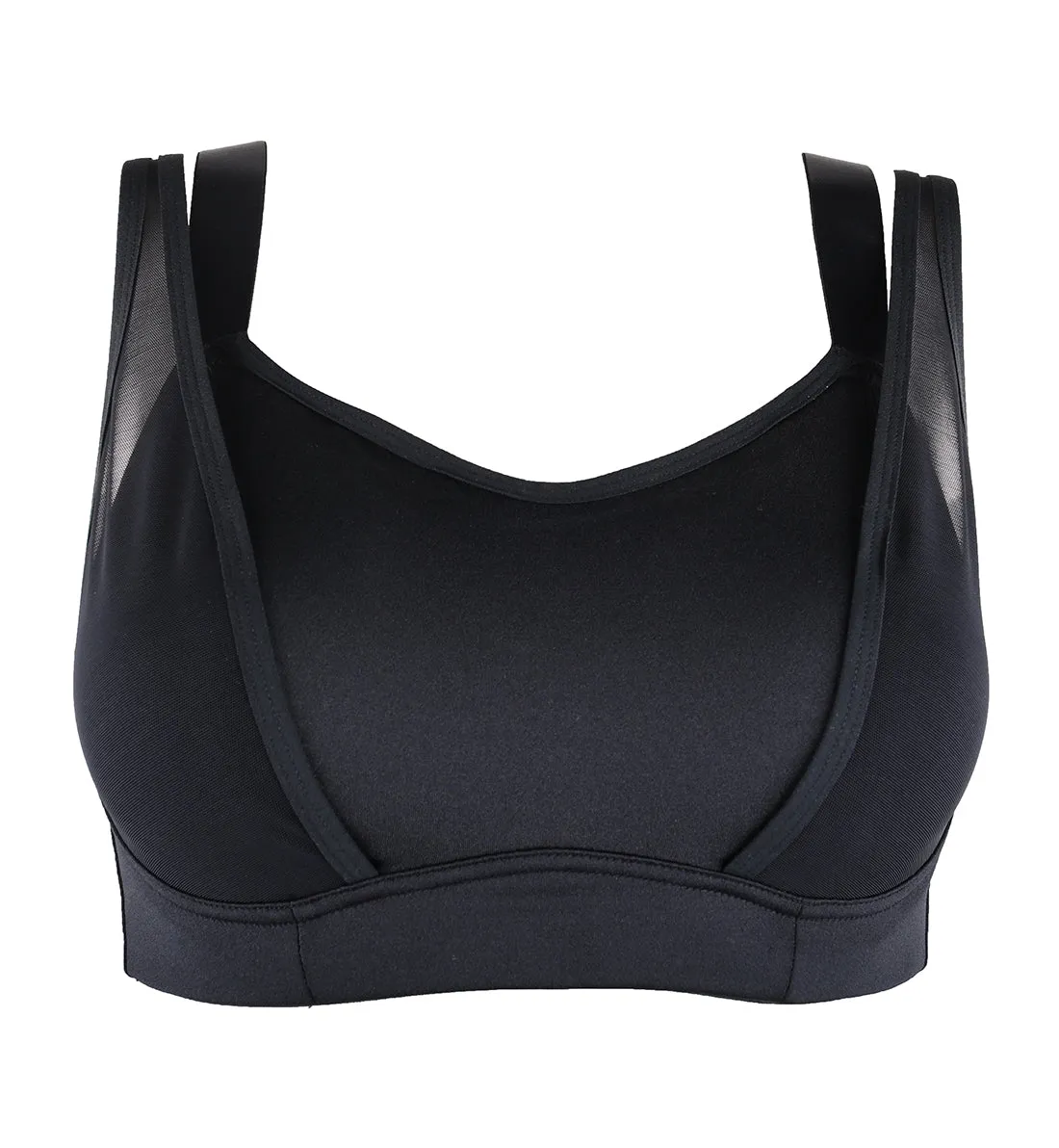 Pour Moi Energy Infinite Double Strap Light Padded Convertible Sports Bra (97009) - Black