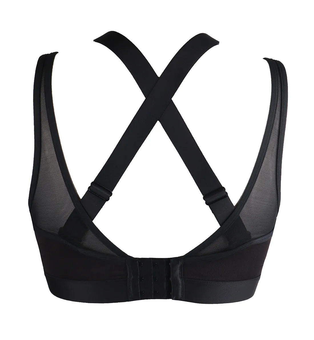 Pour Moi Energy Infinite Double Strap Light Padded Convertible Sports Bra (97009) - Black