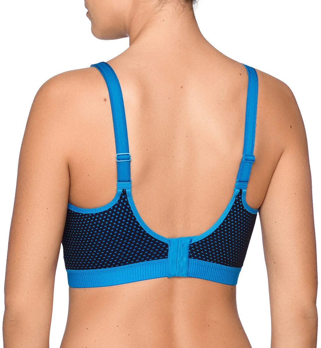 PrimaDonna Sport The Mesh Non-Padded Underwire Sports Bra (6000210) - Blue Crush