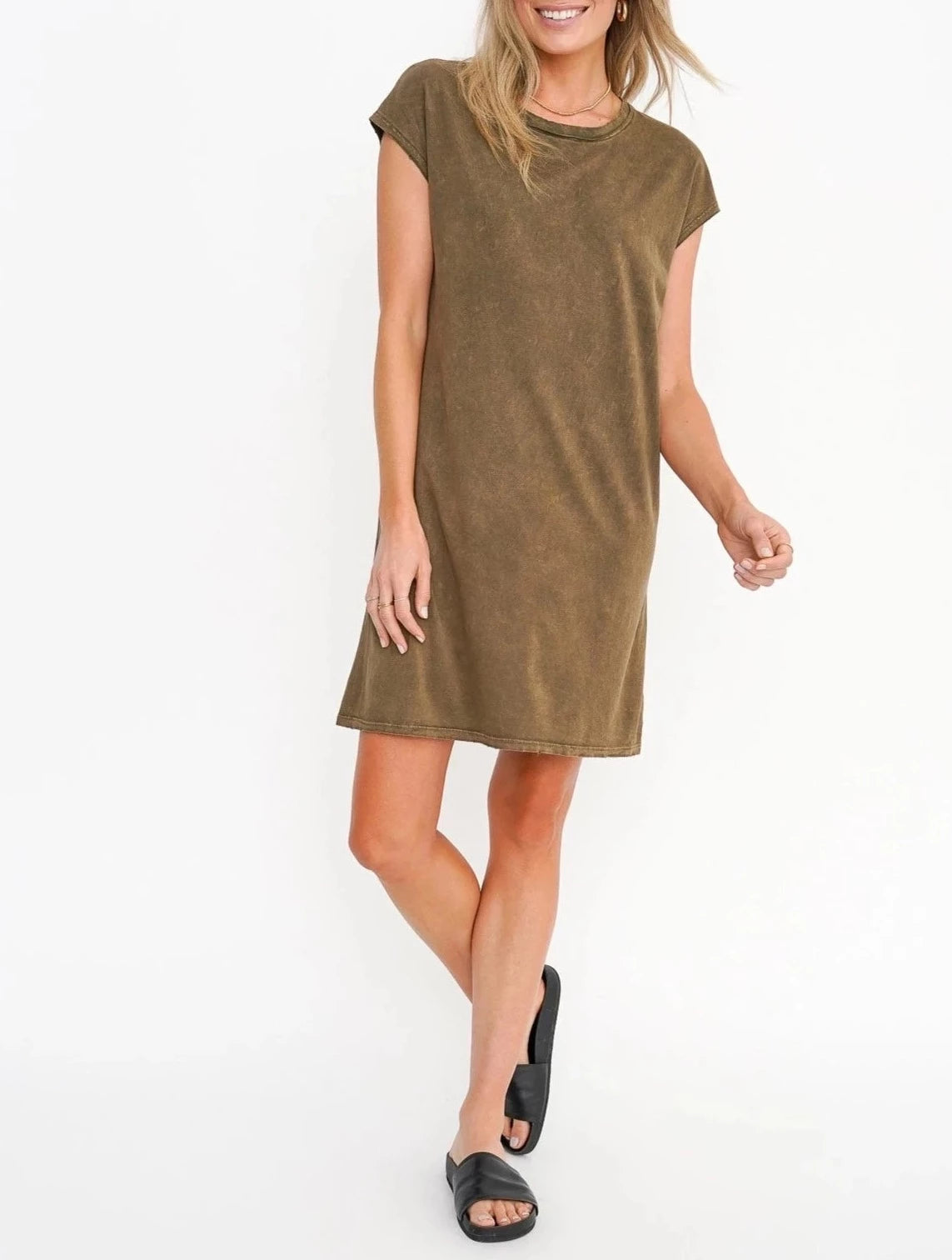 Project Social T Wave Washed Dress