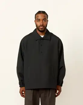 Pullover Jacket in Ink Black