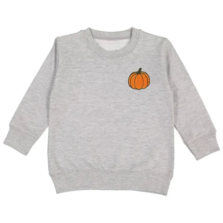 Pumpkin Patch Sweatshirt- Gray