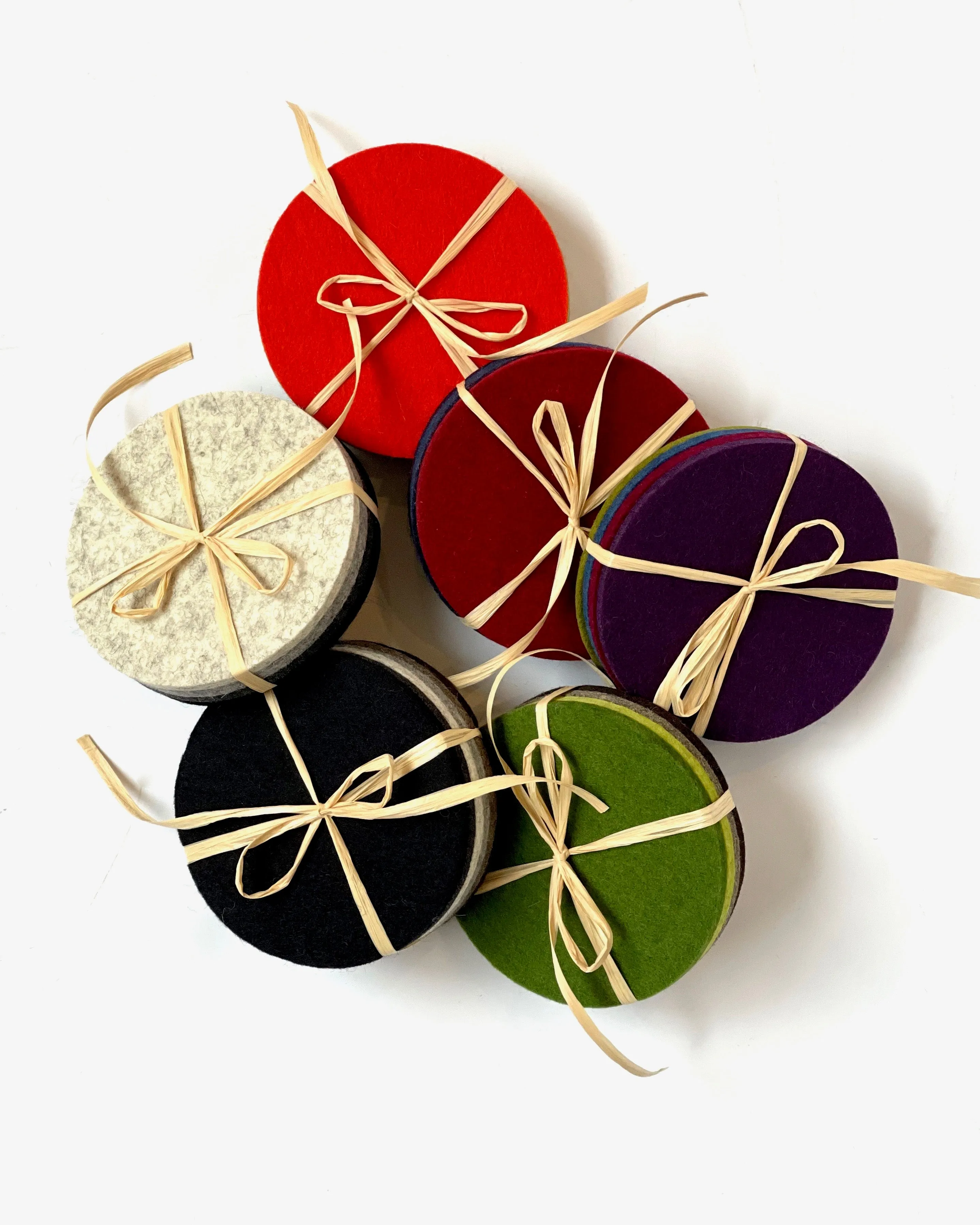 Round Felt Coasters