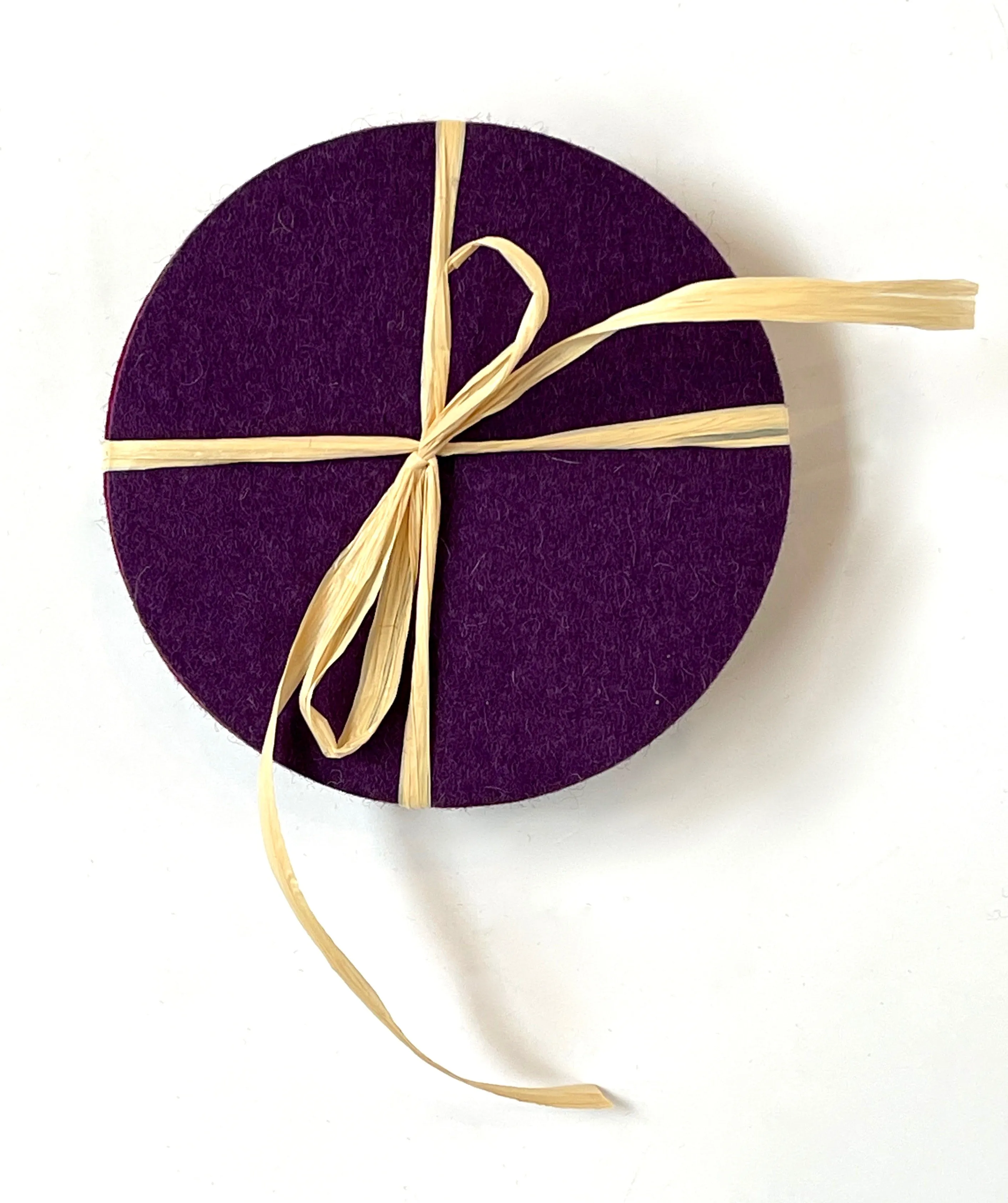 Round Felt Coasters