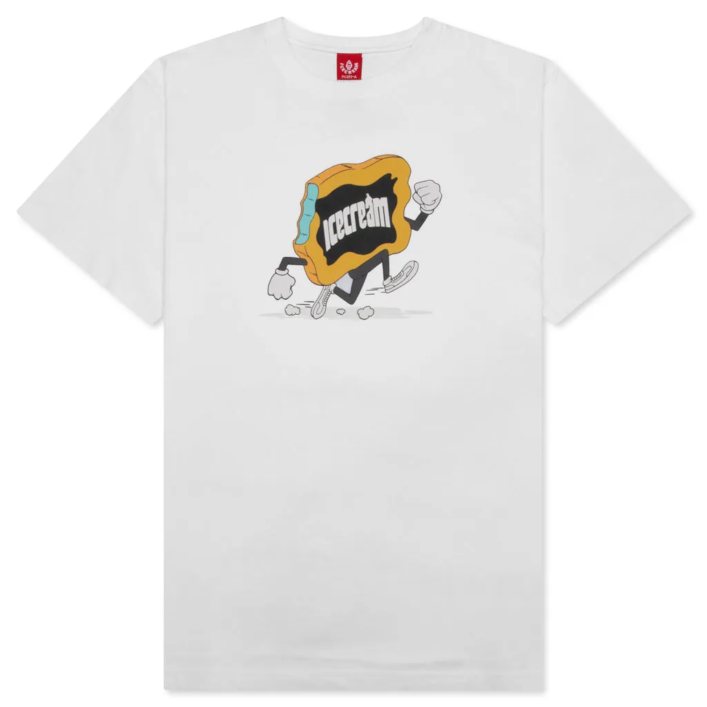 Run S/S Tee - White