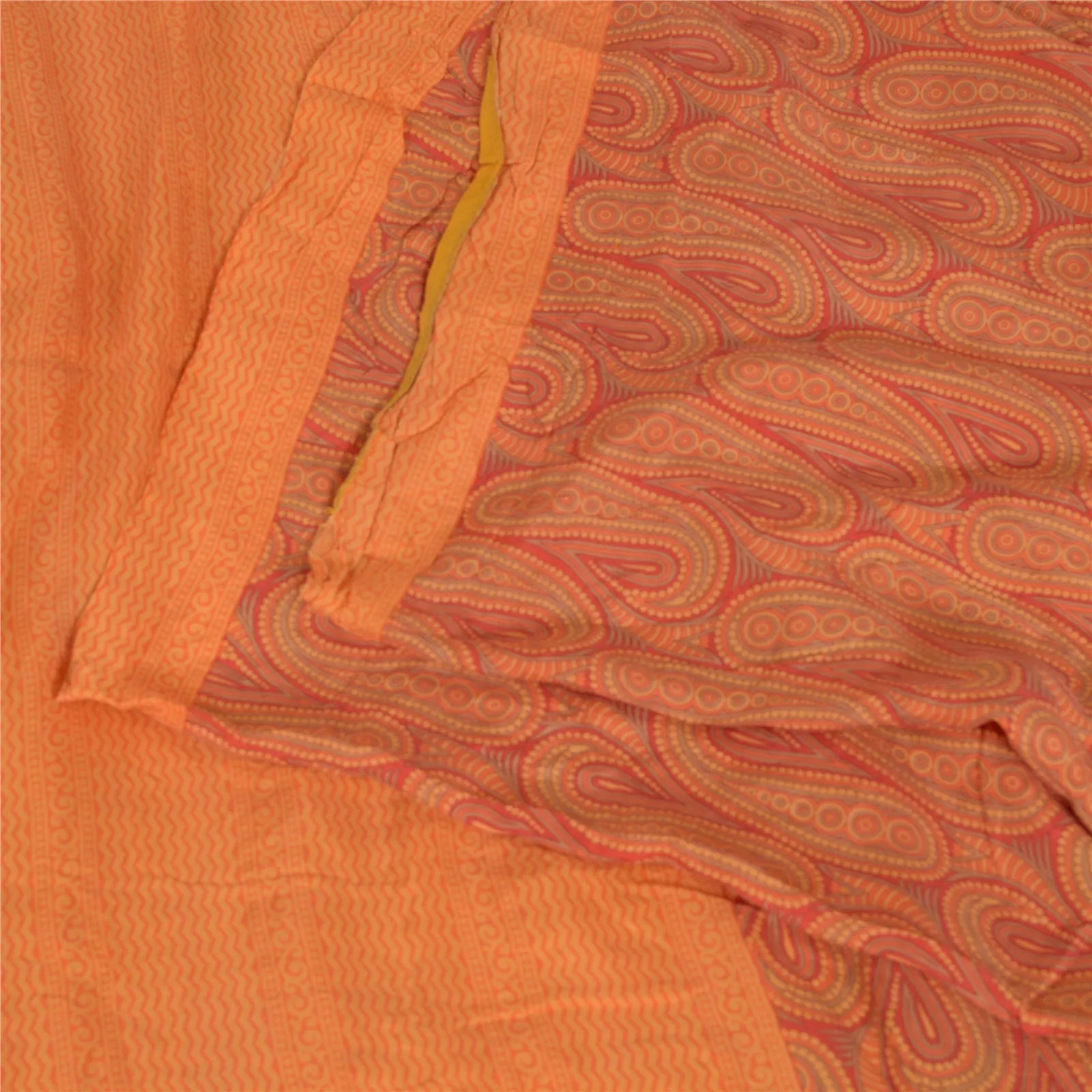 Sanskriti Vintage Sarees From India Multi Pure Silk Printed Sari Craft Fabric