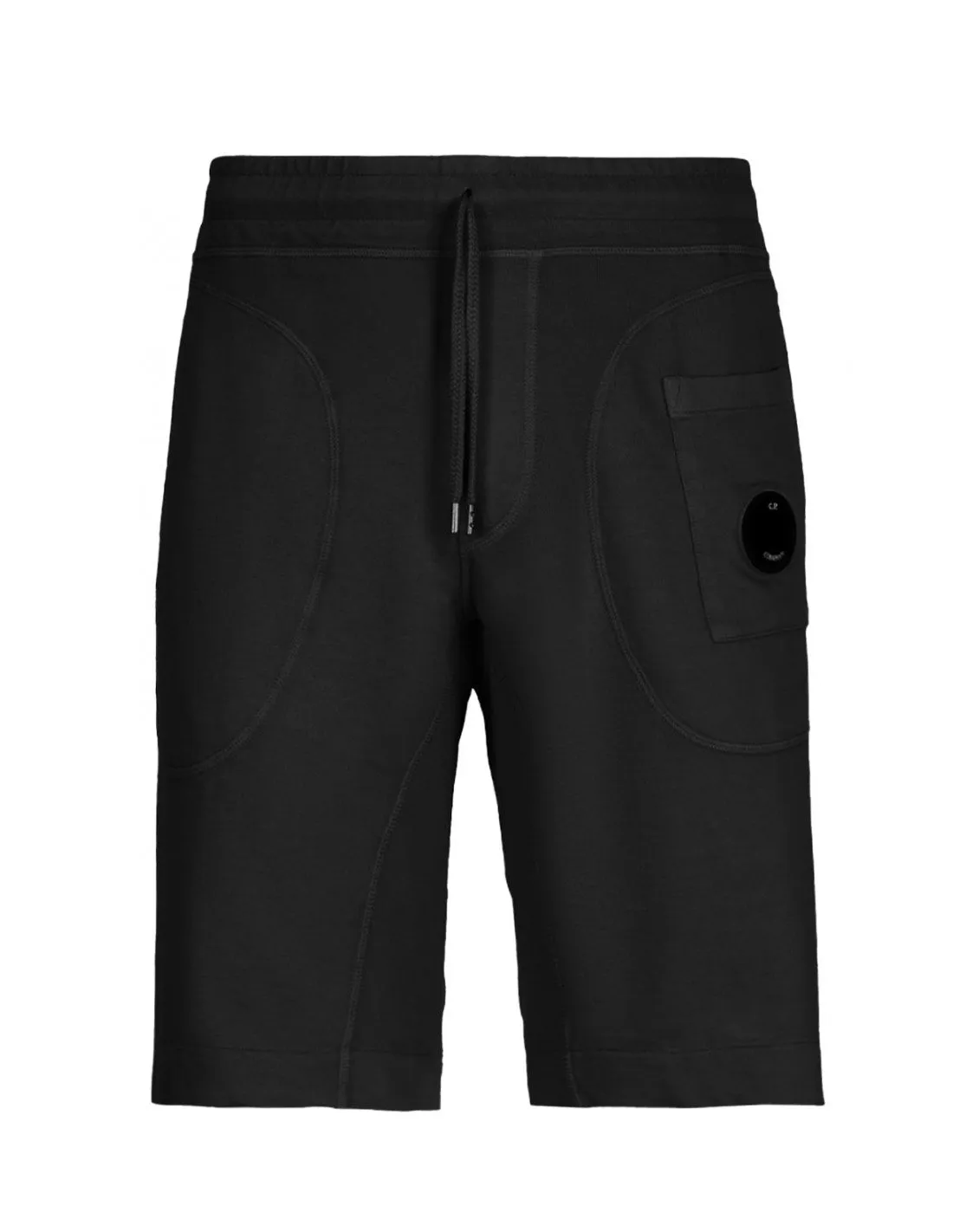 Shorts C.P. Company uomo Light fleece 12CMSB020A nero PE22