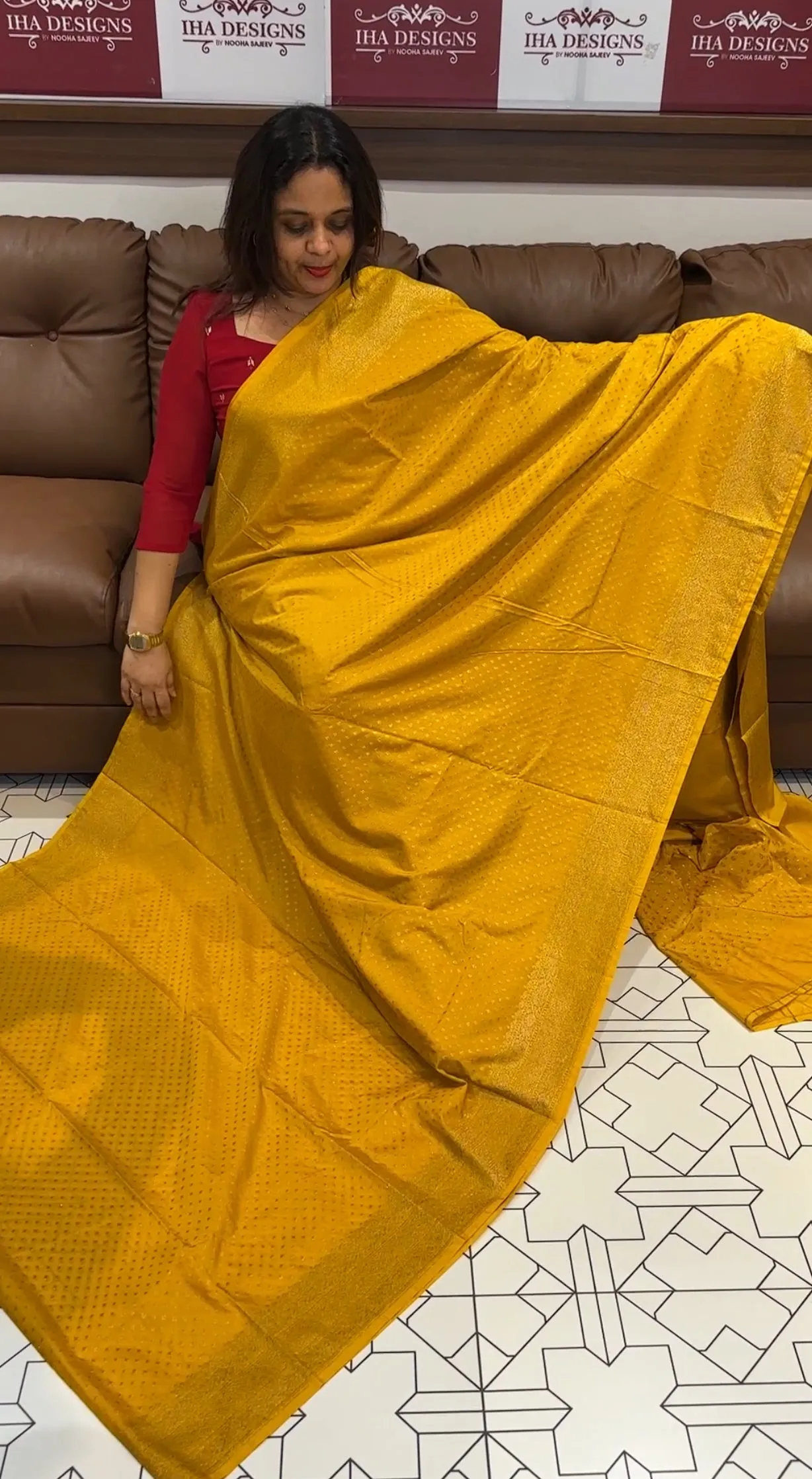 SILK BANARASI SAREES - IHA 13941