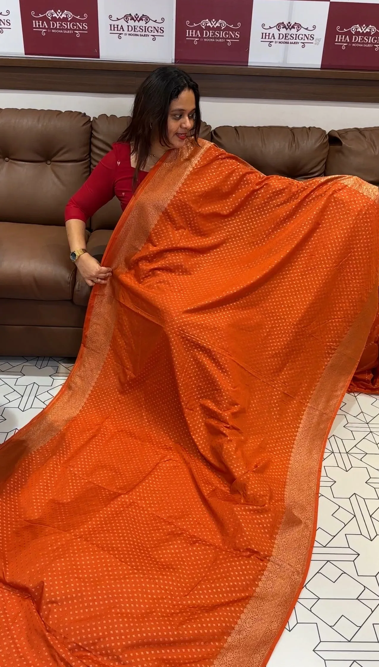 SILK BANARASI SAREES - IHA 13941