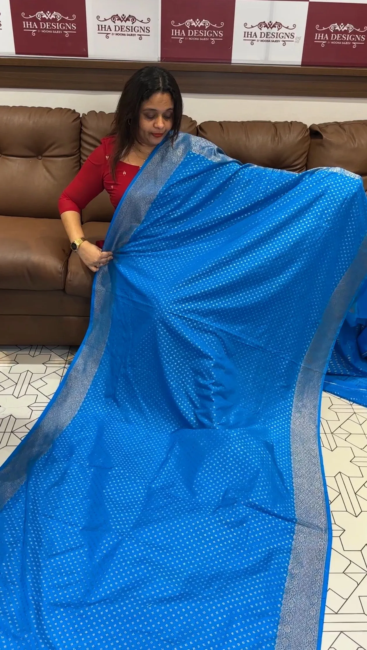 SILK BANARASI SAREES - IHA 13941