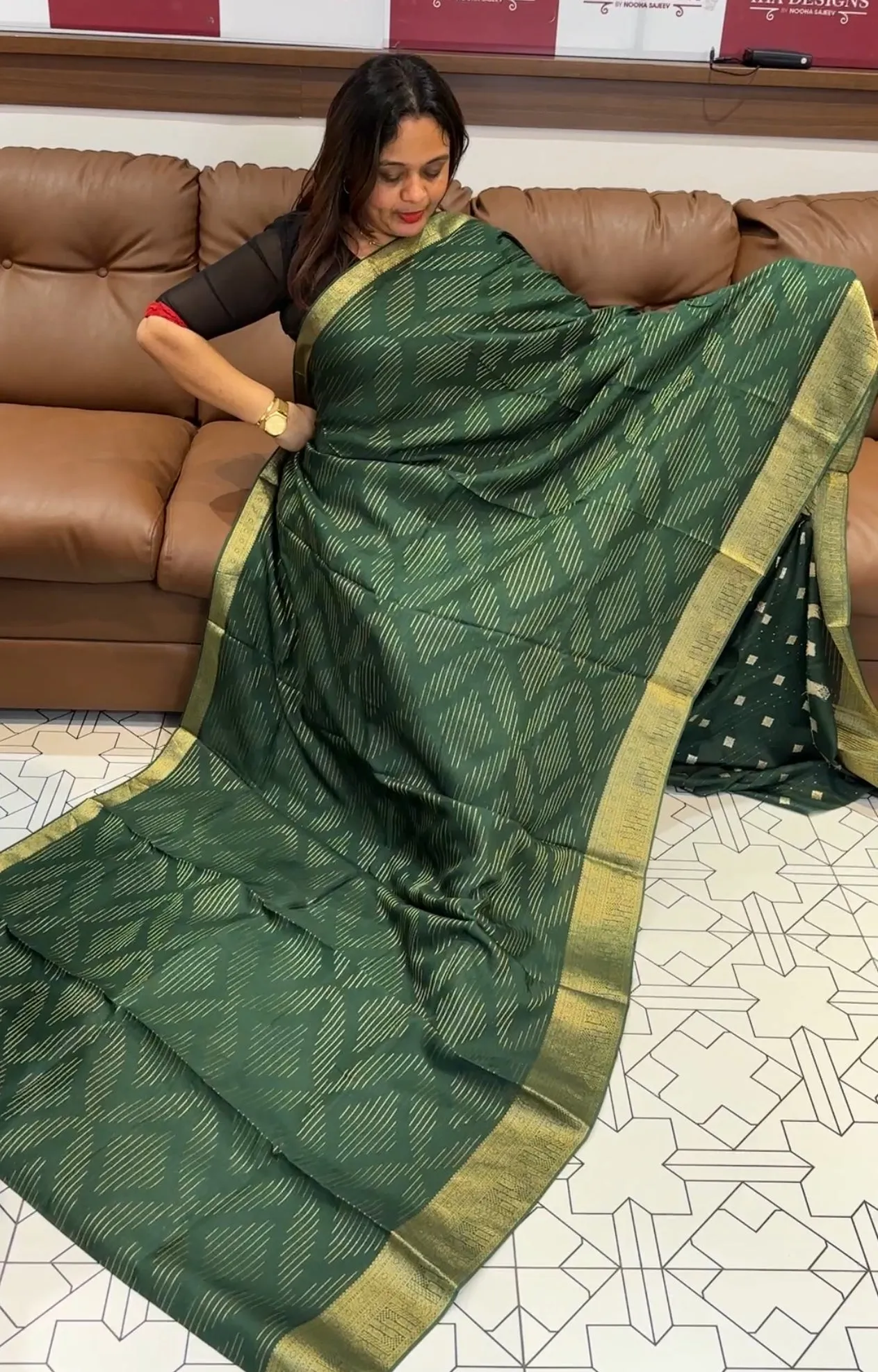 SILK BANARASI SAREES - IHA 14139