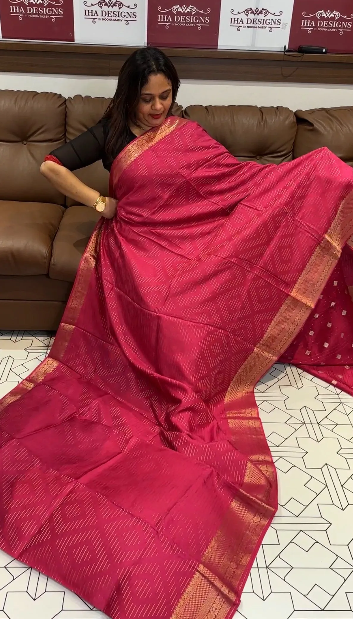 SILK BANARASI SAREES - IHA 14139