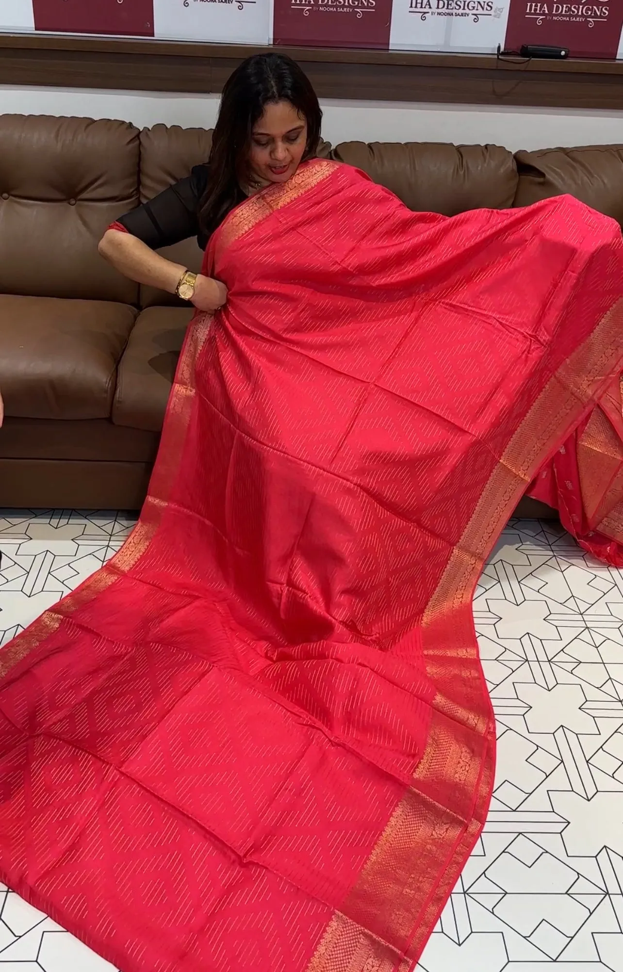 SILK BANARASI SAREES - IHA 14139