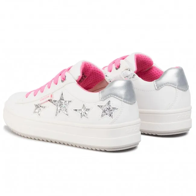 SNEAKERS GEOX BAMBINA REBECCA WHITE GEOX J02BDB 000BC C0563